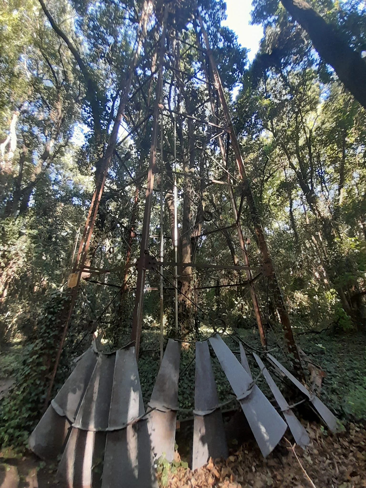 Fotografia del antiguo molino de la estancia