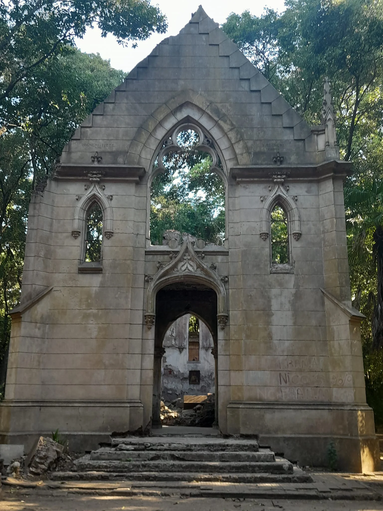 Fotografia del antiguio molino de la estancia