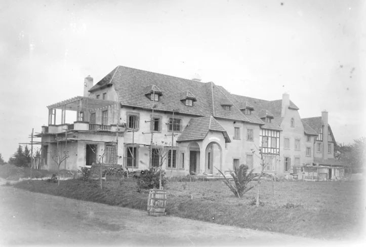 Palacio Sans Souci en su época de esplendor